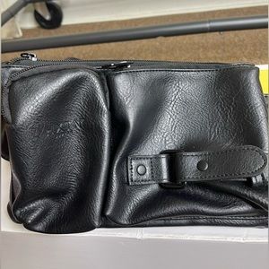 ASOS HXTN Supply Brandy Leather Fanny Pack.